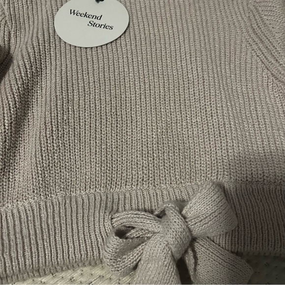 NWT WEEKEND STORIES HILARY KNIT HOODIE IN NATURAL SIZE XXS - Picture 6 of 7